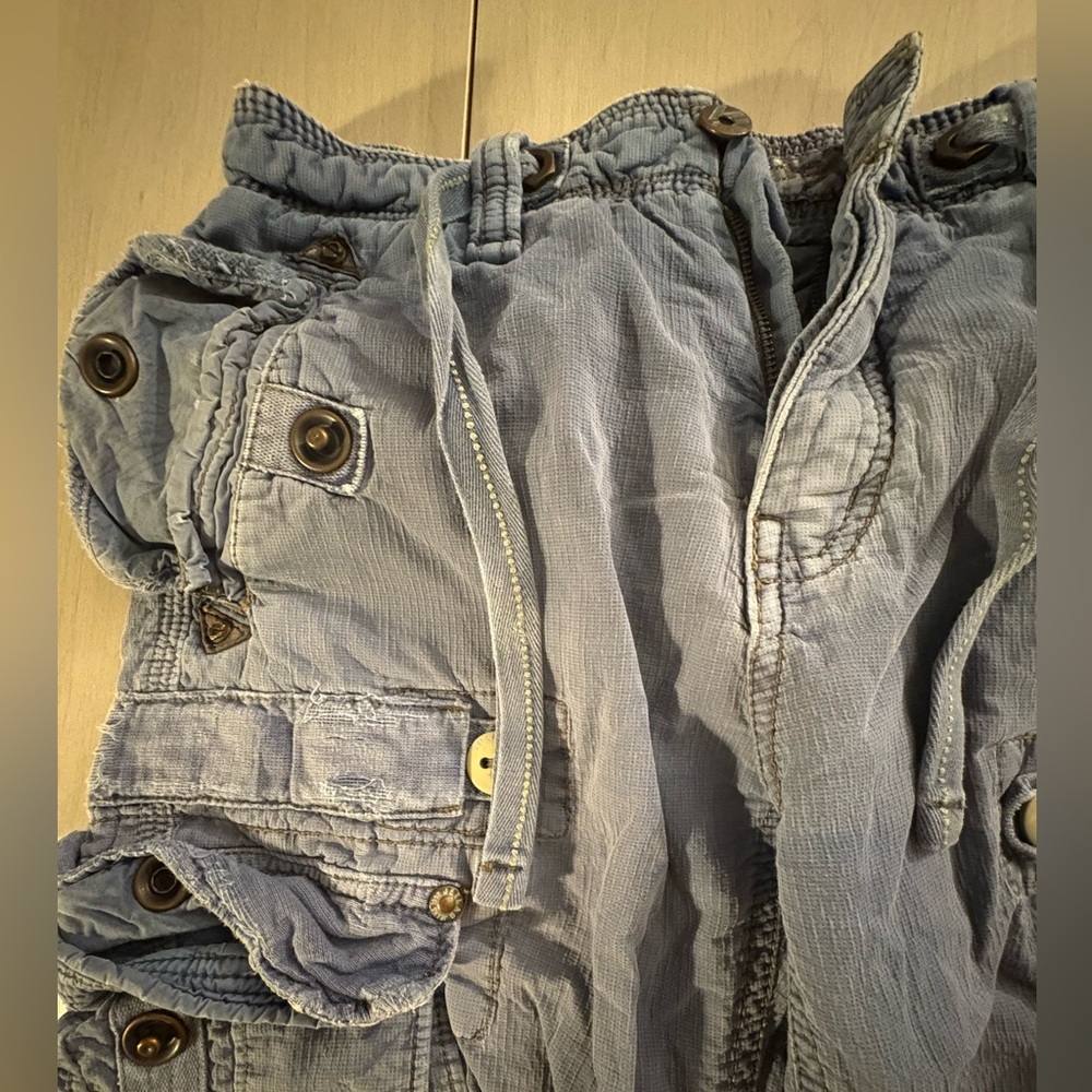 Y2K Jetlag Gray Cargo‎ Pants - Picture 2 of 14